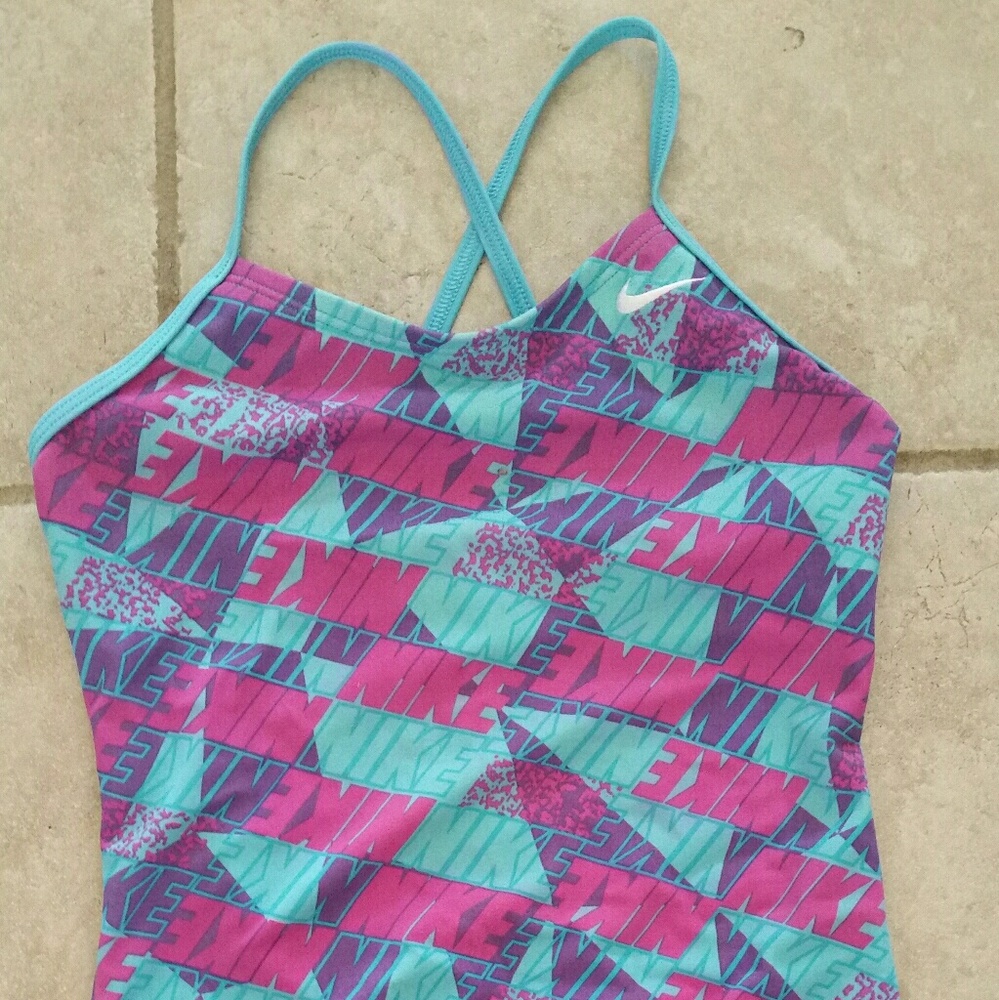 Girls One Piece Nike Swim Suit